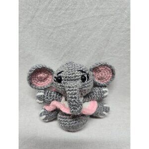 Crochet aragami elephant In Dress- HANDMADE- Cute